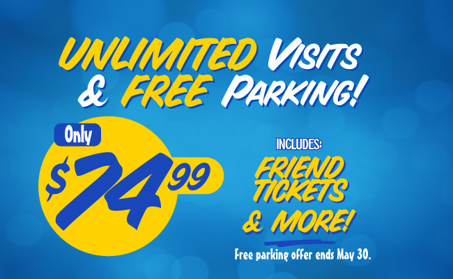 Season Pass on sale with free parking